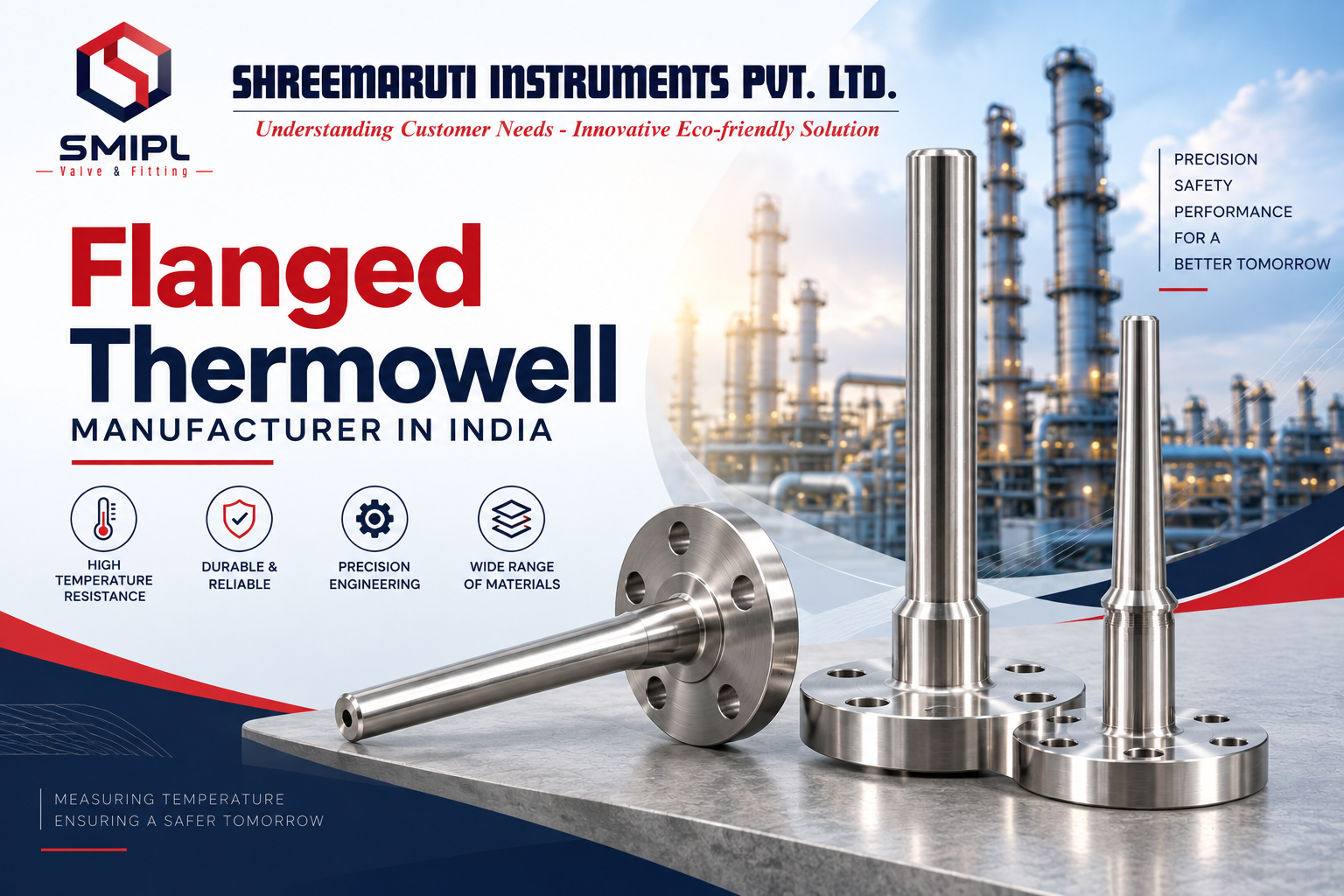 Flanged Thermowell Manufacturer in India