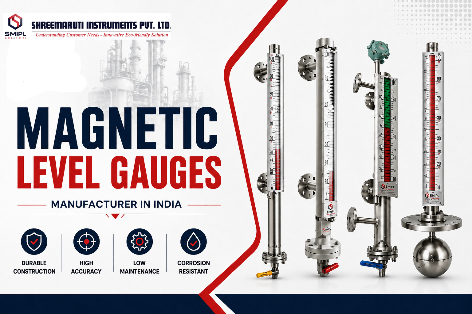 Magnetic Level Gauge Manufacturer in India - SMIPL India