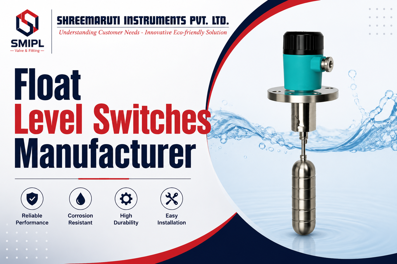 Float Level Switches Manufacturer in India | Reliable Industrial Level Control Solutions | SMIPL India