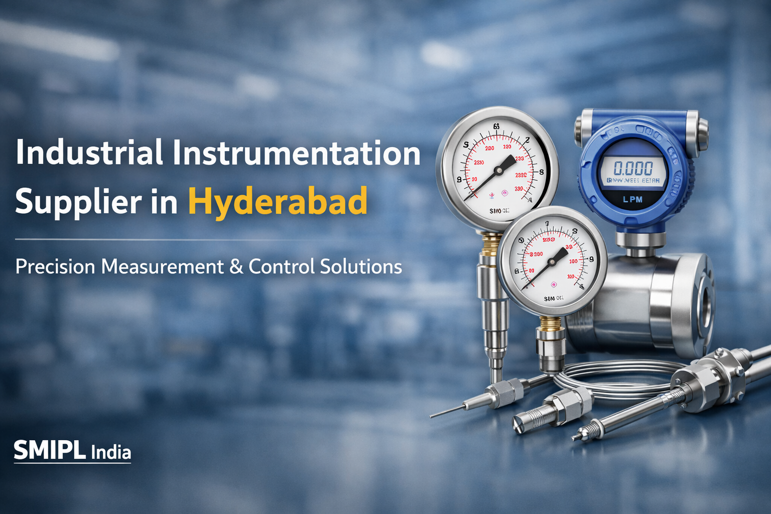 Industrial Instrumentation Supplier in Hyderabad - Advanced measurement and control systems