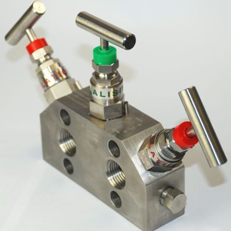 SS Three Valve Manifold Manufacturer in India - SMIPL