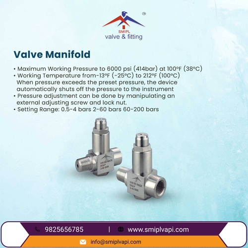 Smnv4 Manifold Valve Manufacturer in India - SMIPL
